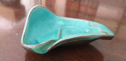WOW!! RARE SEA GREEN KALAHARI BOWL WITH FANTASTIC DESIGN