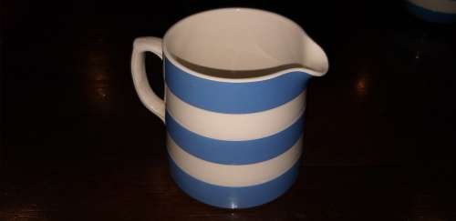 Lovely  Blue and White TG Green  Cornishware jug