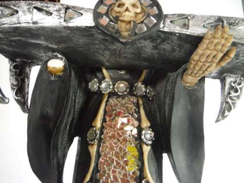 Large Death Figurine (40 cm tall) with candle holder *collection only*