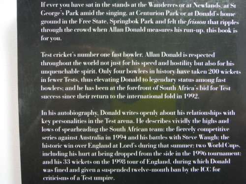 Allan Donald - The Autobiography - White Lightning
