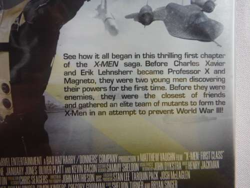 X-Men : First Class - DVD - New & Sealed