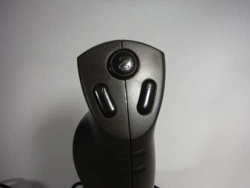 Microsoft Sidewinder Joystick for PC : 8 Button and Throttle. Good Working Condition.
