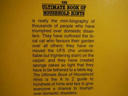 The Ultimate Book of Household Hints - Softcover