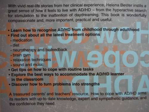How to Cope with AD/HD : A South African Guide for Parents,Teachers and Therapists - Helena Bester