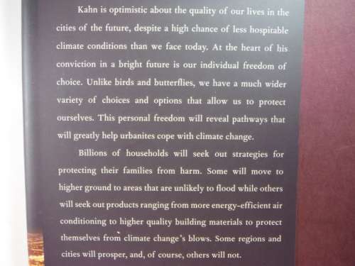 Climatopolis - Hardcover - Matthew E. Kahn