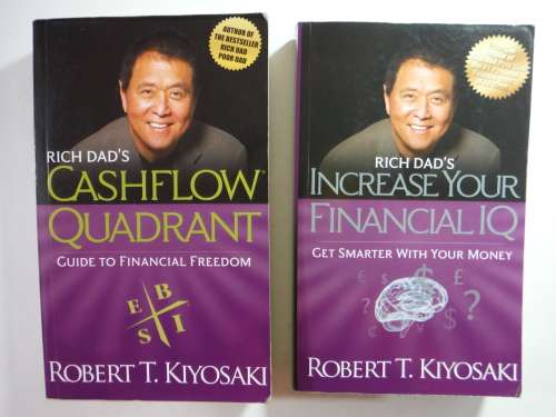 Bundle of Two Robert T. Kiyosaki Books - Cashflow Quadrant and Increase Your Financial IQ