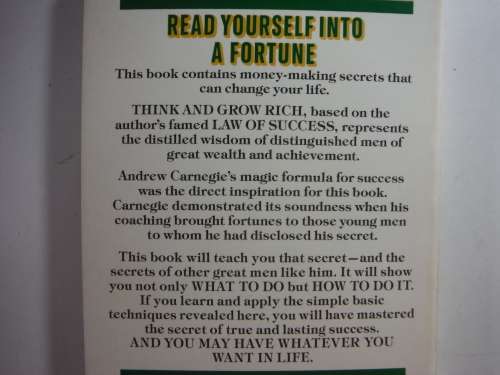 Think and Grow Rich - Napoleon Hill