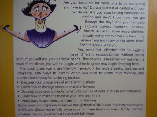 Get the Balance Right : Coping Strategies for Working Moms - Dr Colinda Linde