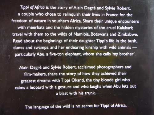 Tippi of Africa : The Little Girl Who Talks to the Animals - Sylvie Robert & Alain Degre