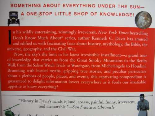 Don`t Know Much About Anything - Paperback - Kenneth C. Davis