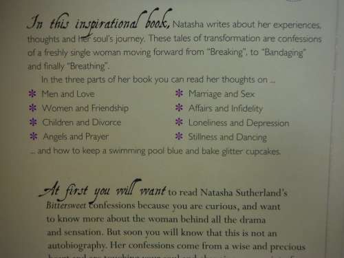 Bittersweet  Confessions of a Freshly Single - Natasha Sutherland