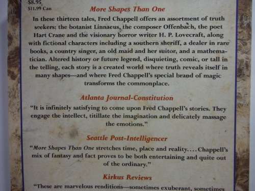 More Shapes Than One : A Book of Stories - Fred Chappell
