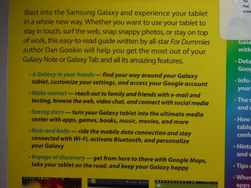 Samsung Galaxy Tabs for Dummies - Dan Gookin - 2014