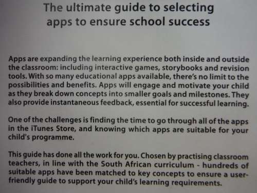 The Secondary School Education App Guide For iPad, iPhone and iPod Touch - First Edition