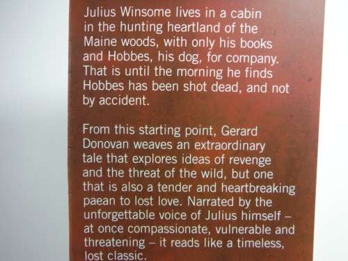 Julius Winsome : A Novel - Paperback - Gerard Donovan