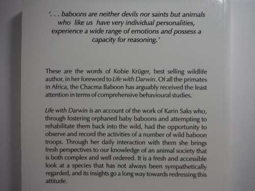 Life With Darwin and Other Baboons - Paperback - Fransje van Riel