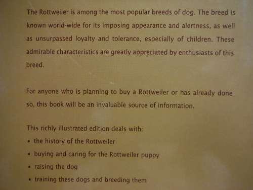 Rottweiler - Esther Verhoef
