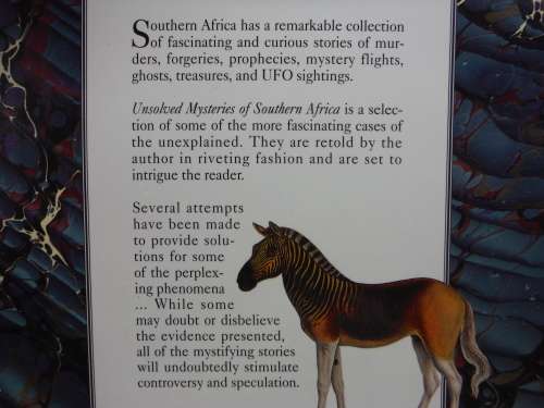 Unsolved Mysteries of Southern Africa - Rob Marsh