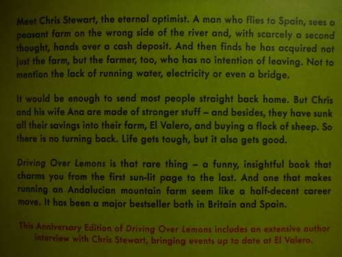 Driving Over Lemons - Chris Stewart