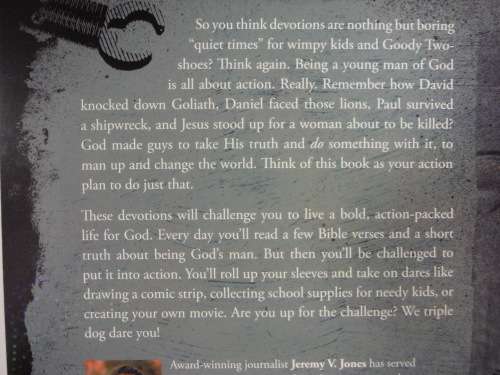 Triple Dog Dare : One Year of Dynamic Devotions for Boys - Ages 9-12 - Jeremy V. Jones