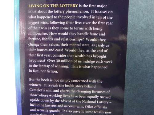 Living on the Lottery - Hardcover - Hunter Davies