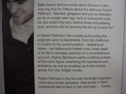 Robert Pattinson : The Unauthorized Biography - Paperback - Virginia Blackburn