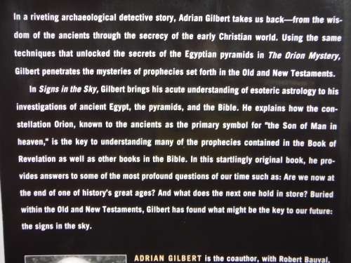 Signs in the Sky - Softcover - Adrian Gilbert