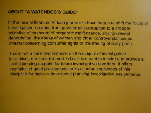 A Watchdog`s Guide to Investigative Reporting - Derek Forbes