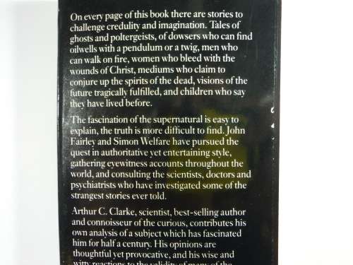 Arthur C Clarke`s World of Strange Powers - Hardcover - John Fairley and Simon Welfare
