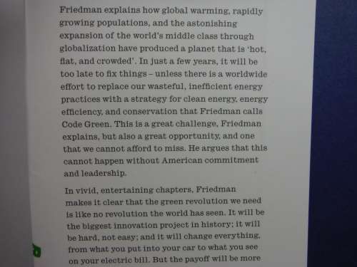 Hot, Flat, and Crowded : Why the World Needs a Green Revolution - Thomas L. Friedman
