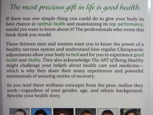 The Art of Being Healthy : Wellness Concepts From the Pros - Volume 1