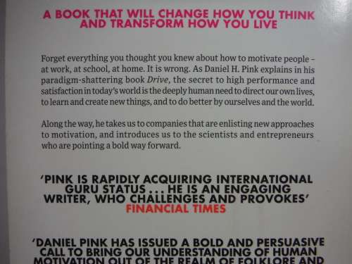Drive : The Surprising Truth About What Motivates Us - Daniel H. Pink