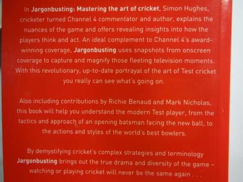 JargonBusting : Mastering the Art of Cricket - Softcover - Simon Hughes