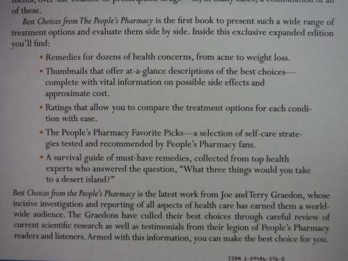 Best Choices From the People`s Pharmacy - Joe Graedon, MS