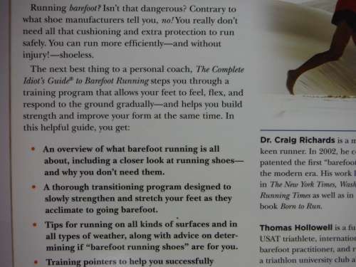 The Complete Idiot`s Guide to Barefoot Running - Dr. Craig Richards