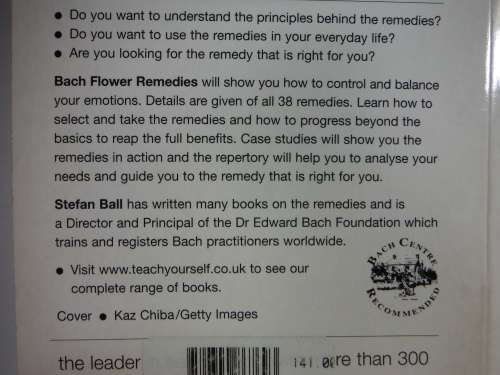 Teach Yourself : Bach Flower Remedies