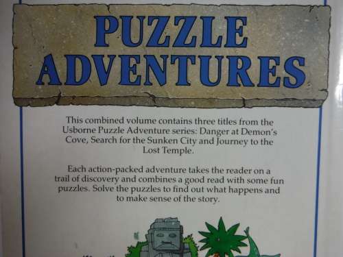 The Second Usborne Book of Puzzle Adventures : 3 Adventure Stories with Puzzles to Solve