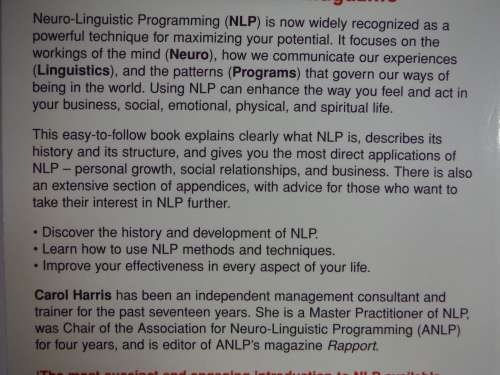 NLP Made Easy - Carol Harris