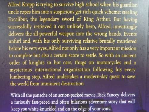 The Extraordinary Adventures of Alfred Kropp - Paperback - Rick Yancey