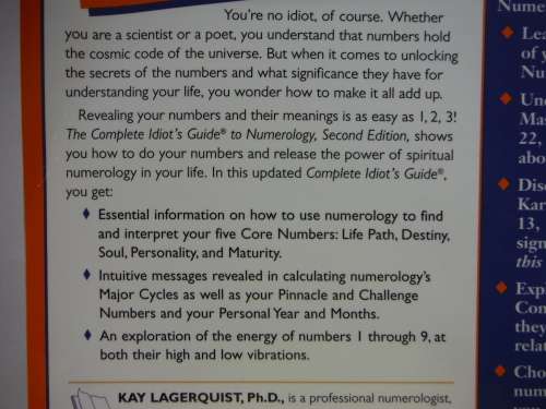 The Complete Idiot's Guide to Numerology - Kay Lagerquist, Ph.D.