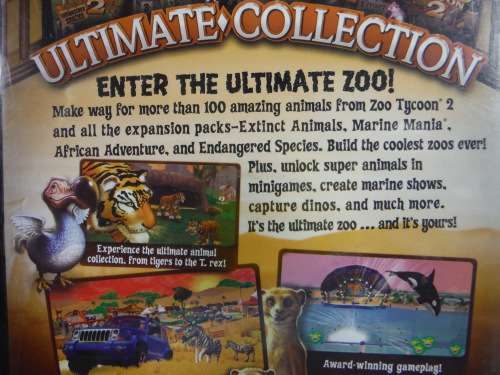 Ultimate Collection : Zoo Tycoon 2  + All 4 Expansion Packs