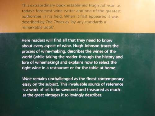 Hugh Johnson`s Wine  The Classic Guide to the World of Wine - Mitchell Beazley