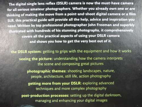 Collins Digital SLR Handbook - Hardcover - John Freeman