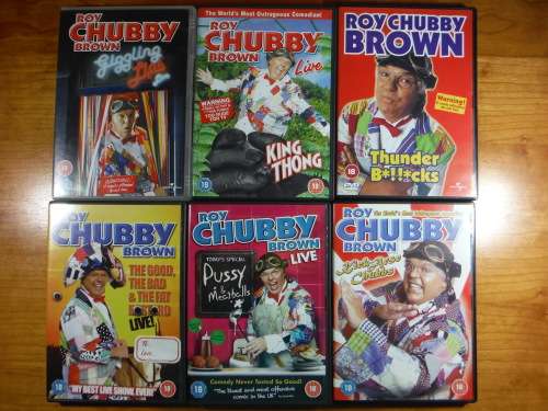 A Lot of 6 Roy Chubby Brown Dvds - Stand Up Comedy Shows