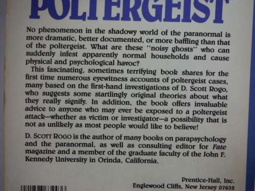 On the Track of the Poltergeist - Paperback - D.Scott Rogo