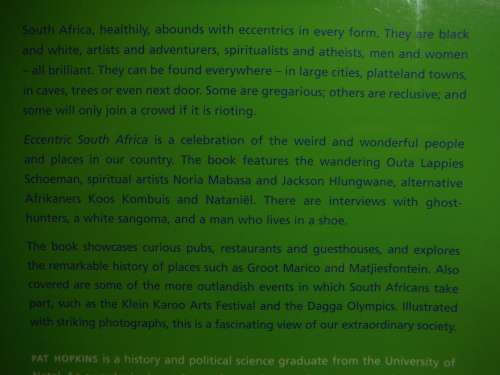 Eccentric South Africa : A Celebration of Extraordinary People and Places - Pat Hopkins