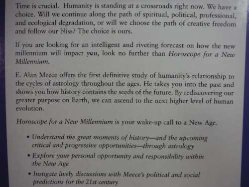 Horoscope for the New Millennium - Softcover - E. Alan Meece