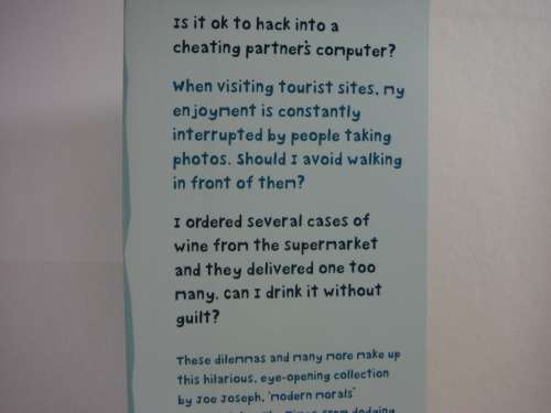 Should I Flush My Goldfish Down the Loo? and Other Modern Morals - Joe Joseph