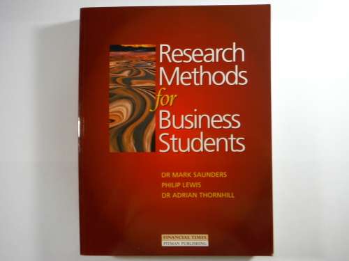 Research Methods for Business Students - Dr Mark Saunders