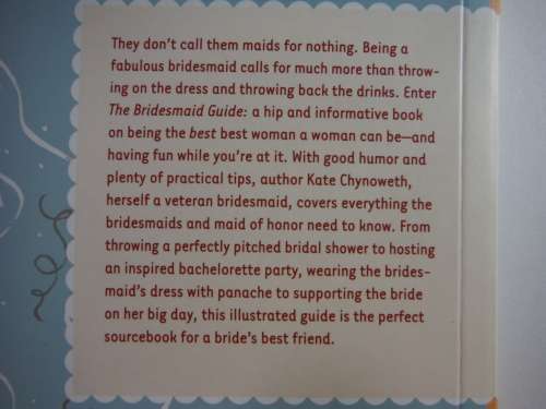 The Bridesmaid Guide - Kate Chynoweth